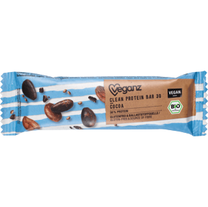 Veganz Clean proteín tyčinka s kakaovými bôbmi BIO 45 g